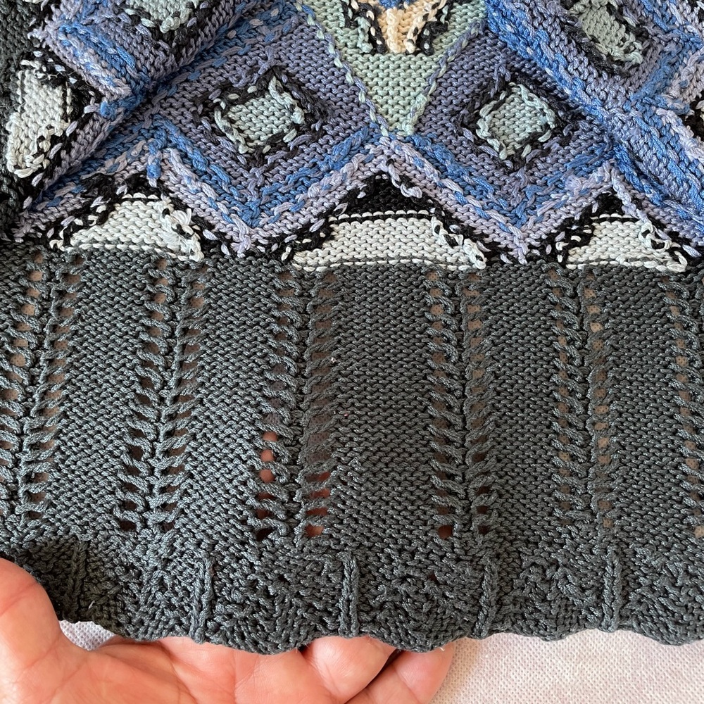 Peruvian Connection Geometric Multicolor 100% Pim… - image 4